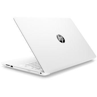Laptop HP Core i3. Modelo ALAU. 15 pulgadas. Blanca