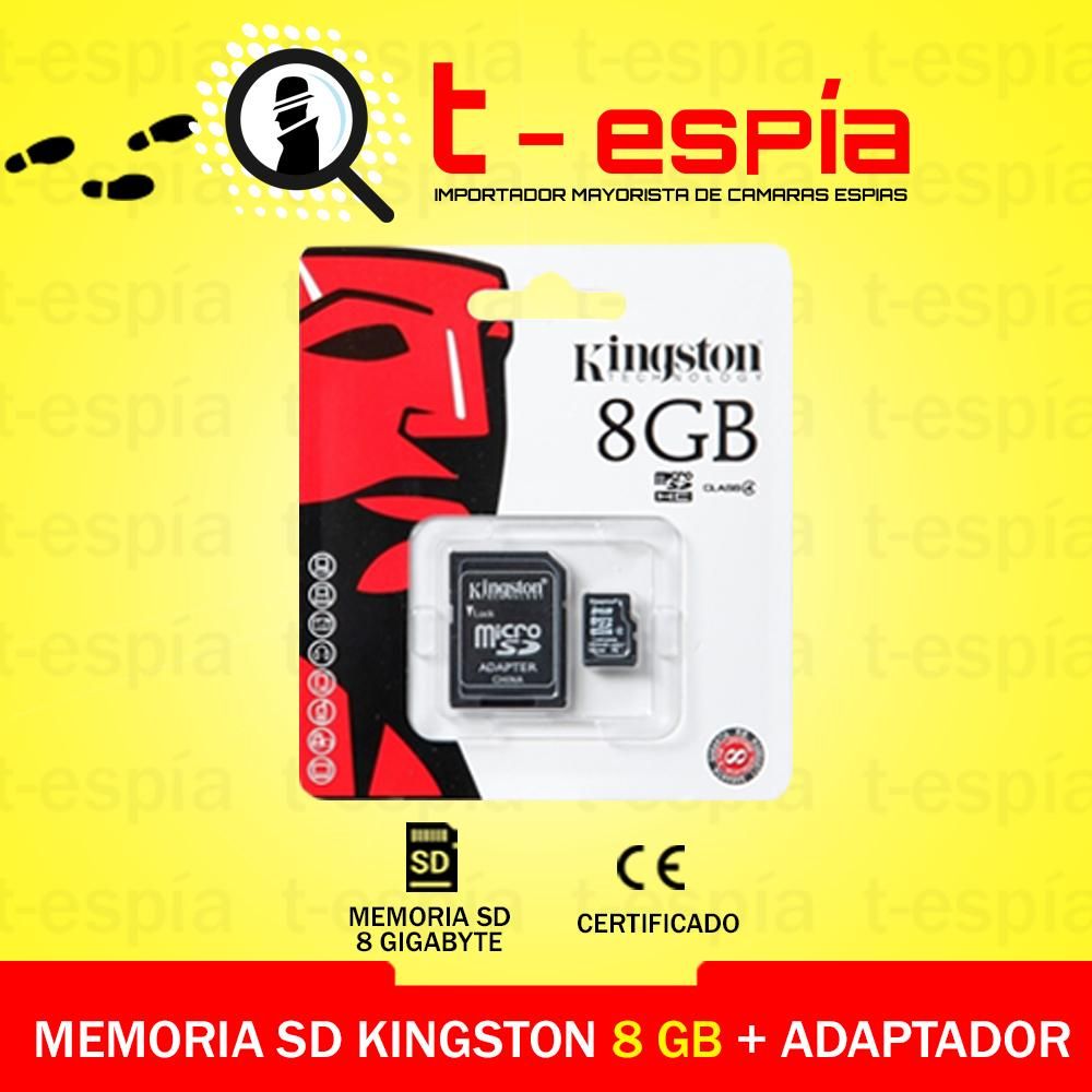 Memoria Micro Sd 8gb Adaptador Almacenamiento Clase 10