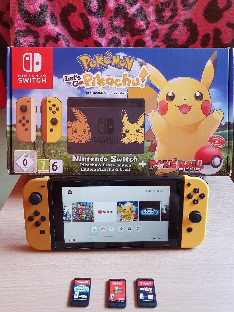 Nintendo Switch Edición Pikachu