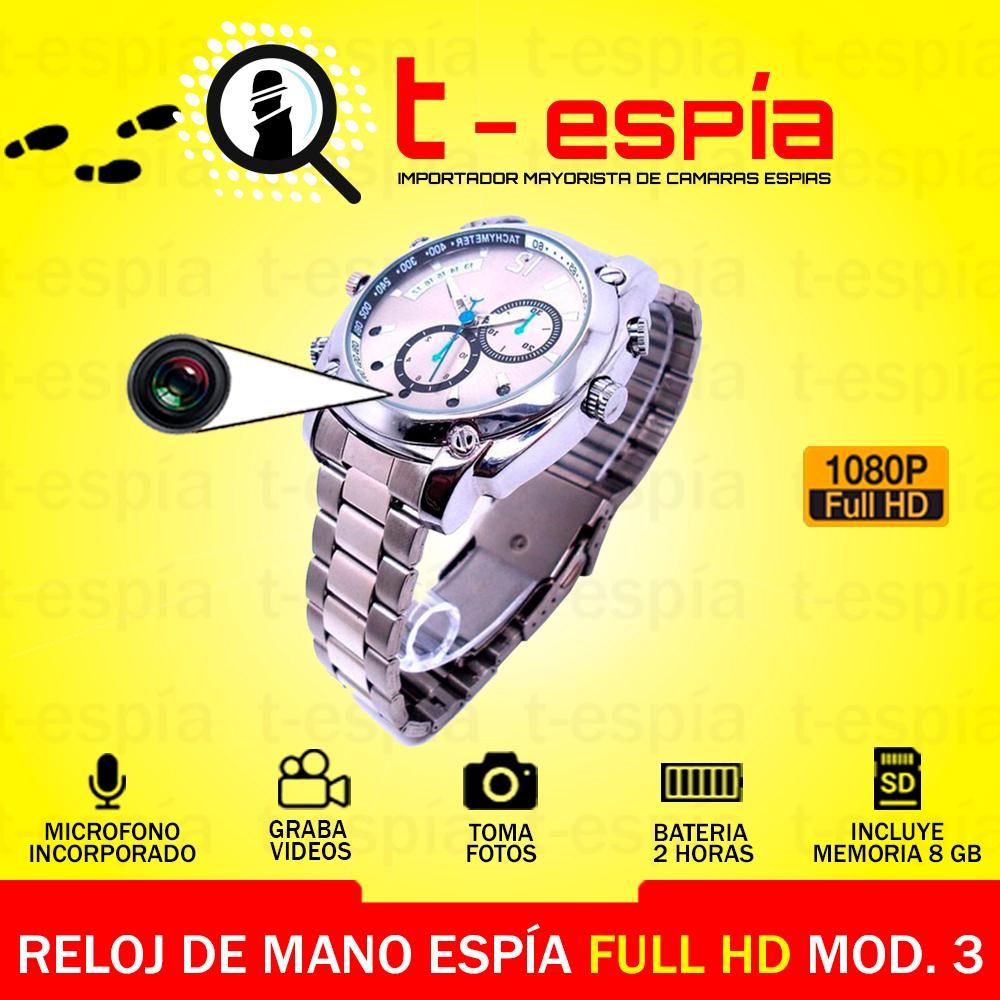 Reloj Camara Espia Oculta 2h p Audio Video 8gb