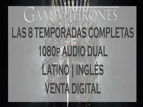 Game Of Thrones 1080p Completa | Digital Entrega Inmediata