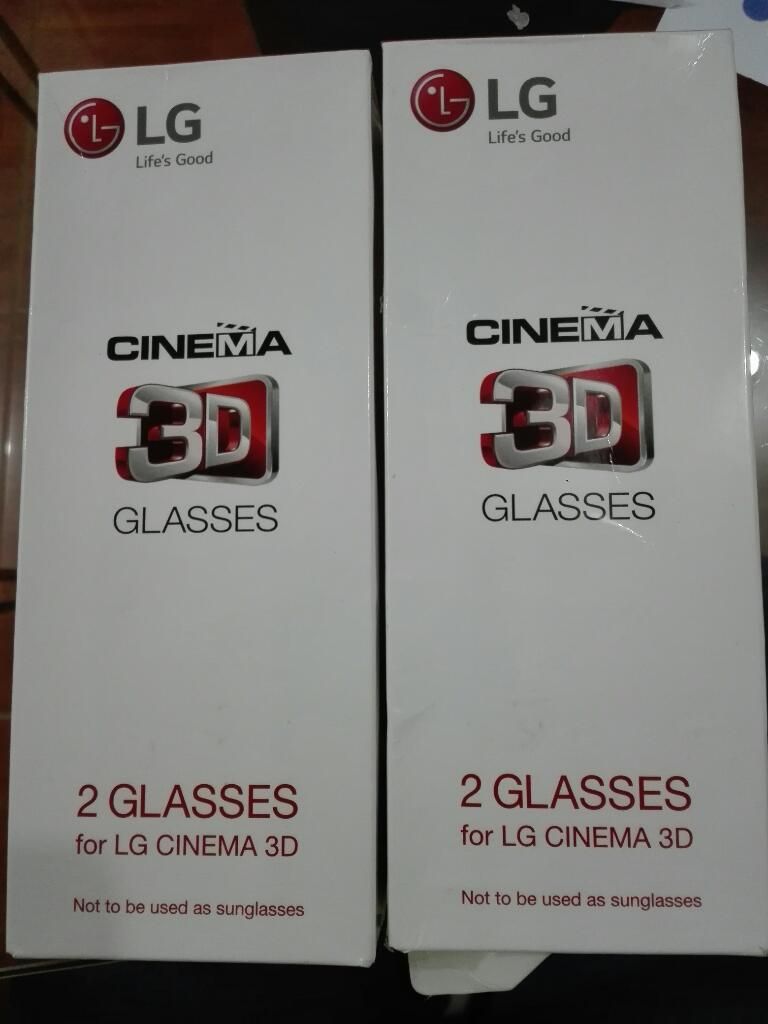 Lentes 3d Lg Glasses 4 Unidades Nuevos
