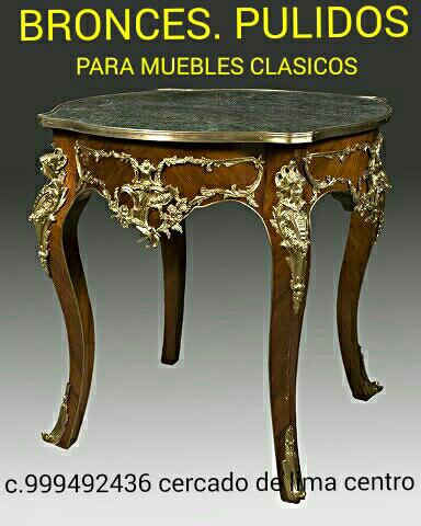 Pulido de bronce y muebles antiguos lima perú en Lima