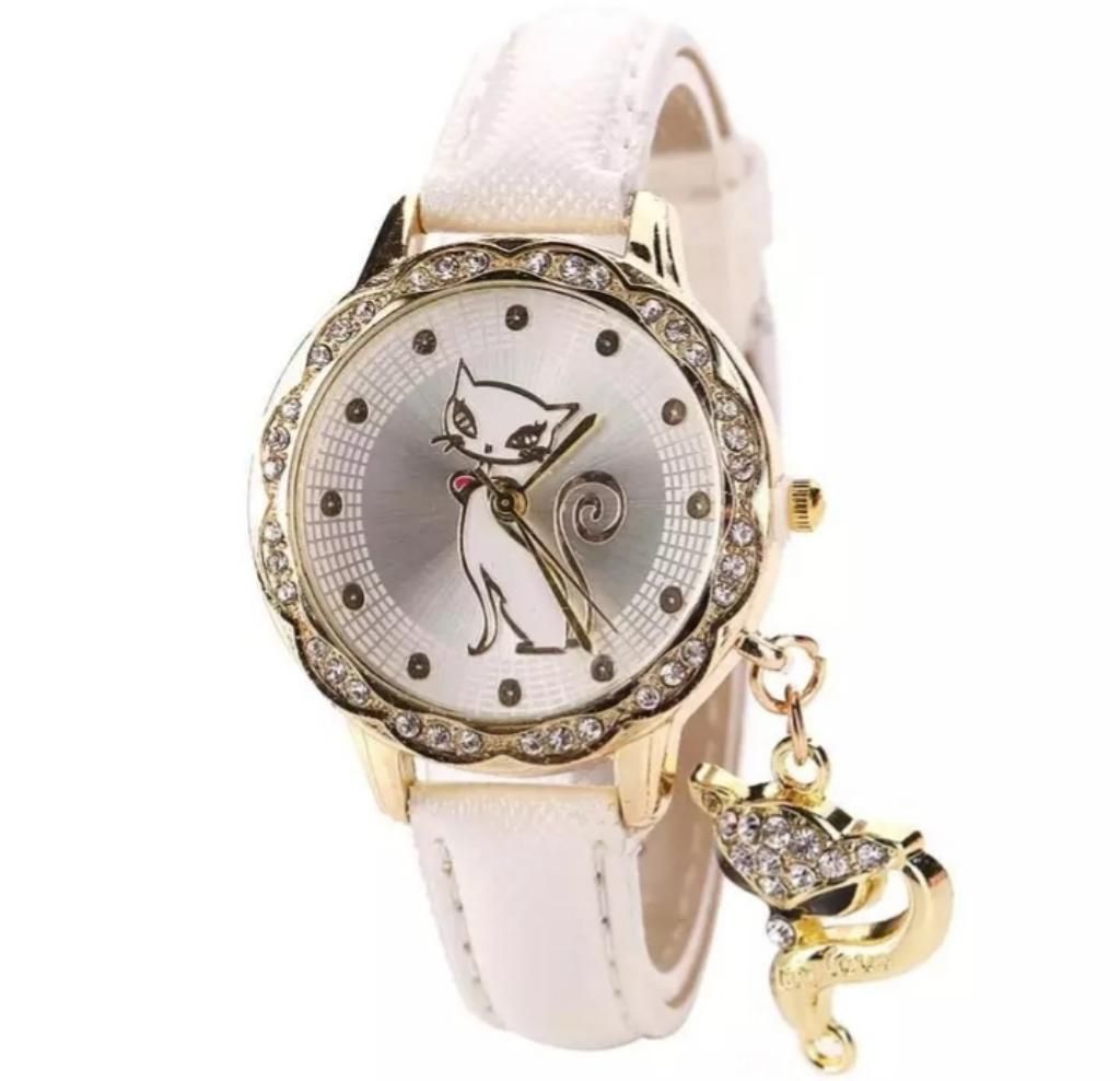 Reloj Elegante Gatita