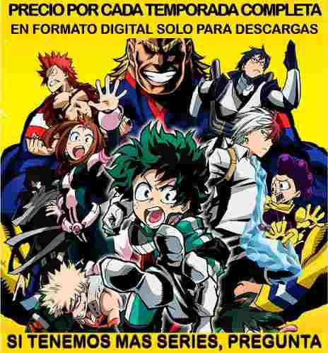 Serie Tv Anime My Hero Academia Completa En Hd Envio Digital