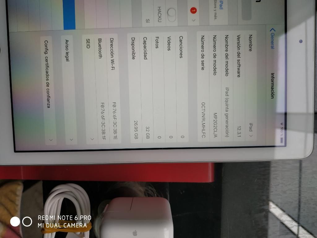 Cambio/ Vendo iPad 5th Generación Huella