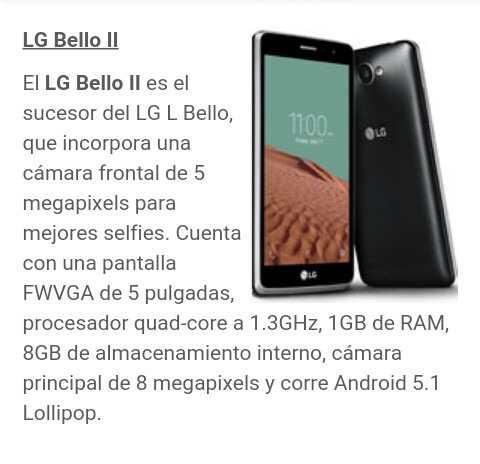 Lg Bello Ii Lgx65g Imei Original Libre