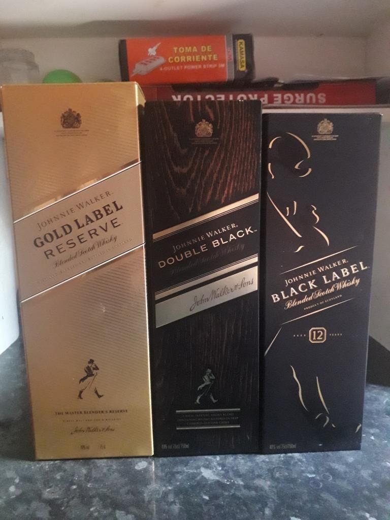 Whiskys Blue,gold,double Y Black