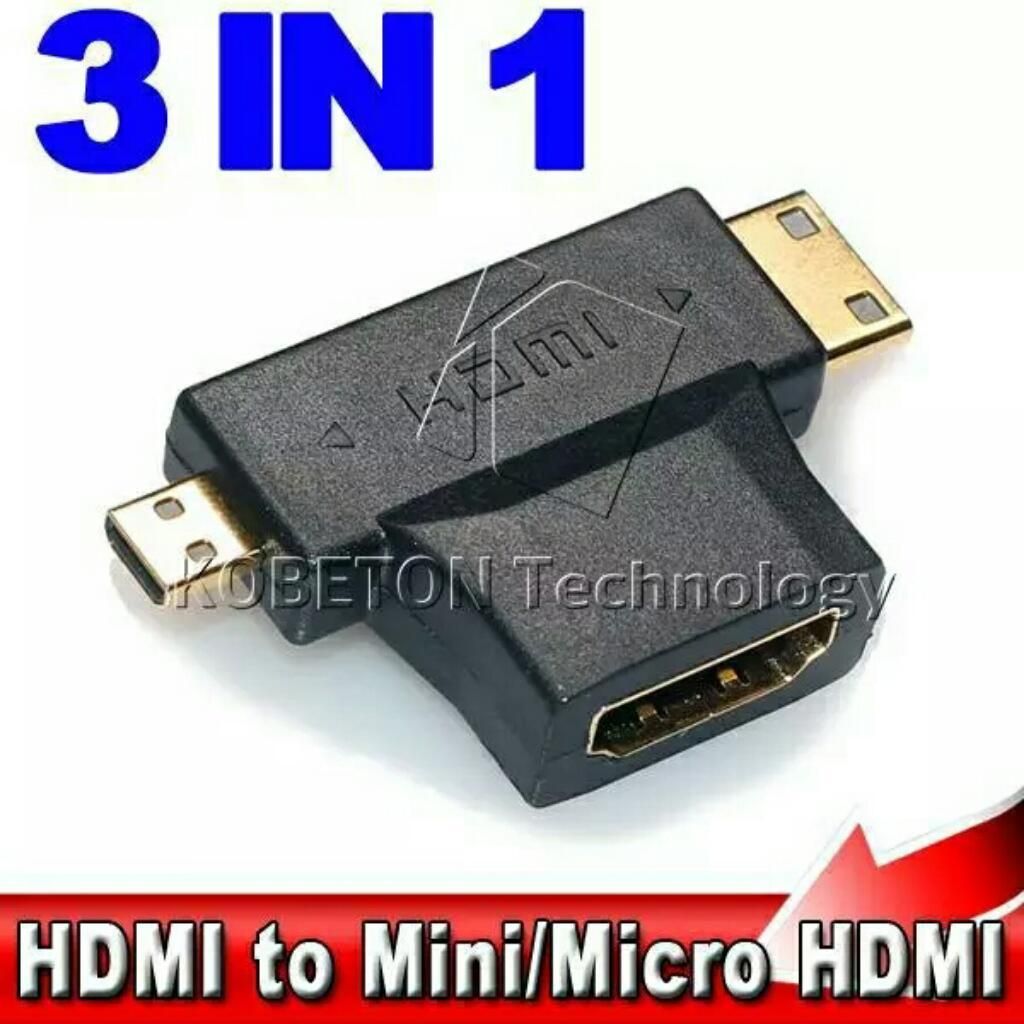 Adaptador Hdmi Micro Hdmi Mini Hdmi
