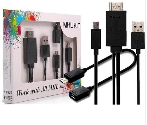 CABLE ADAPTADOR MICRO USB MHL & USB HDMI FULL HD P