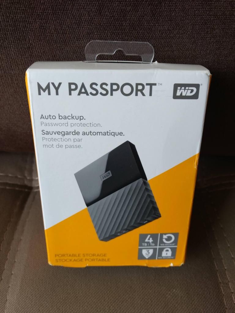 Disco Externo 4TB Western Digital My Passport USB 3.0 (nuevo