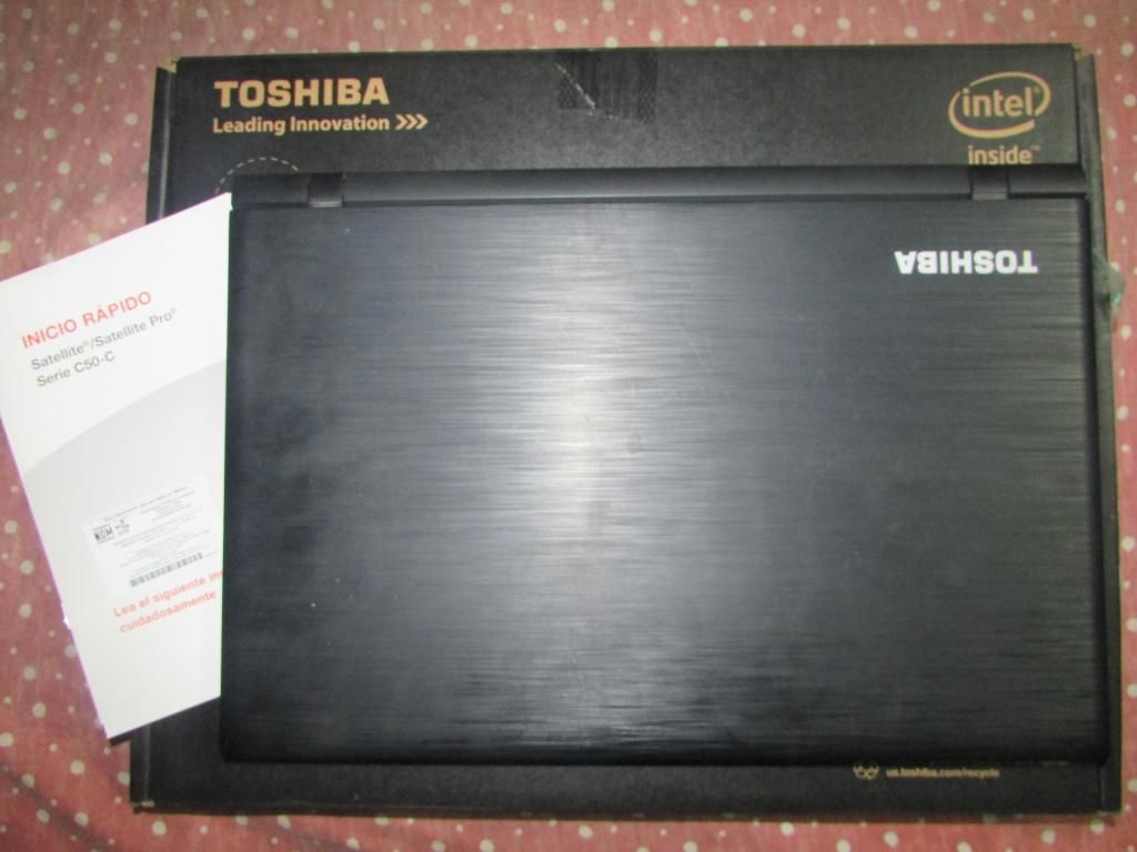 LAPTOP TOSHIBA I3, 8GB RAM, 500 DISCO DURO