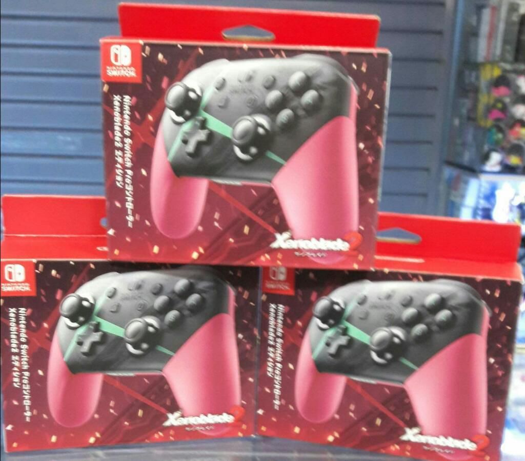 Mando Pro Controller Xenoblade 2 Nintendo Switch Nuevo y