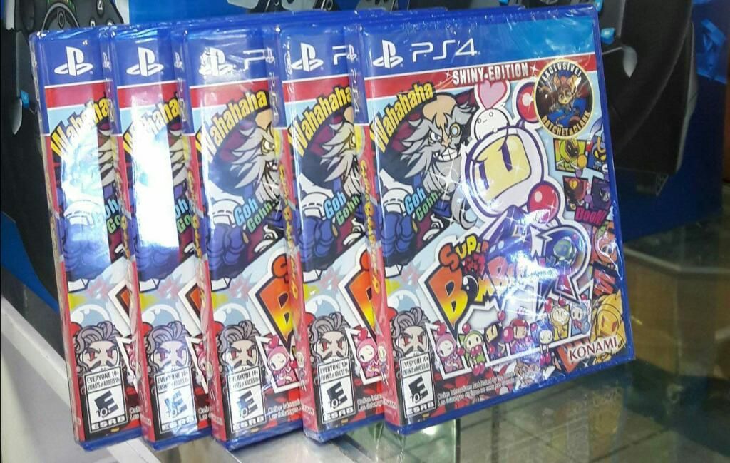Super Bomberman R Ps4 Nuevo Y Sellado Stock