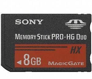 memoria 8gb pro stick pro PSP sony magic gate seminuevo