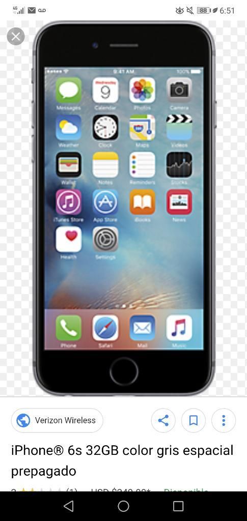 iPhone 6s Nuevo en Caja