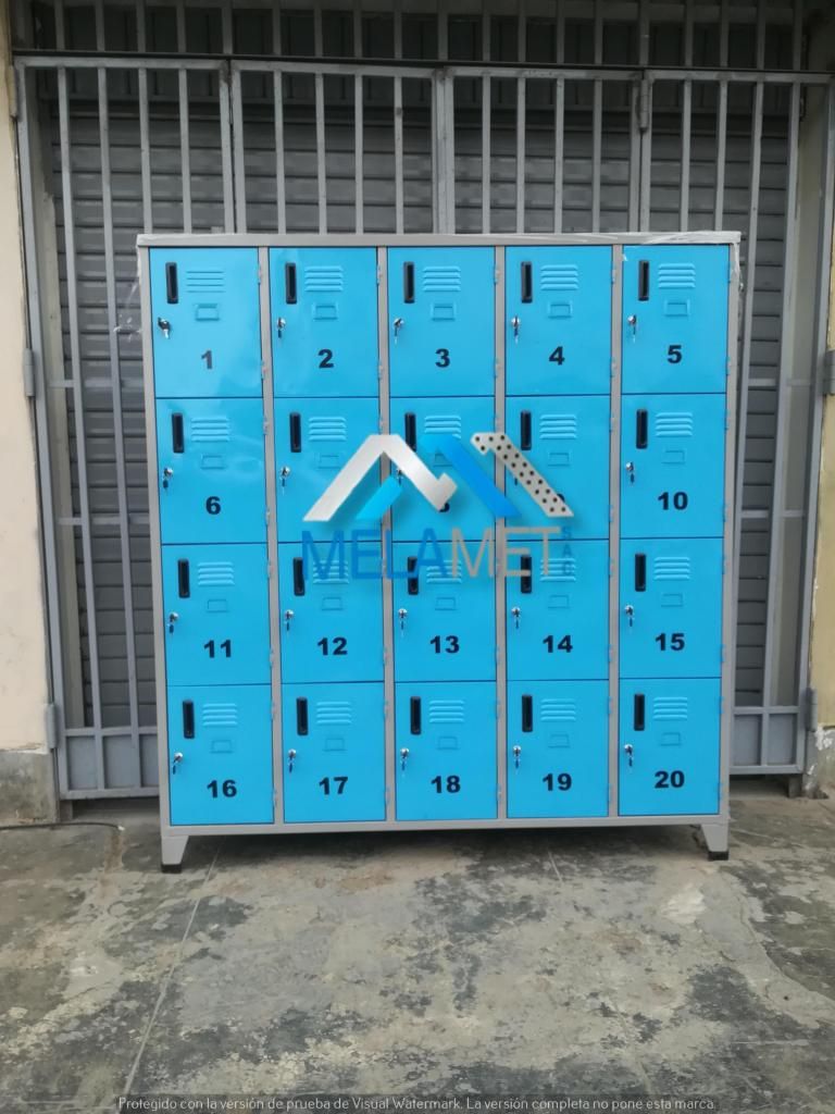 locker metalico 20 puertas con llave IDEAL PARA COLEGIO
