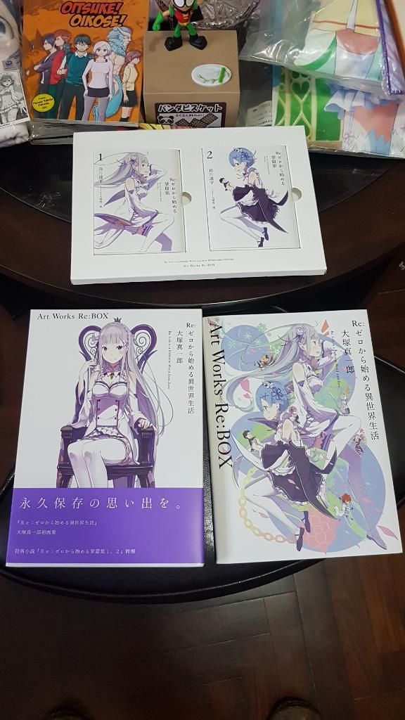 Artbook Re:zero 2 Mangas Box Coleccion