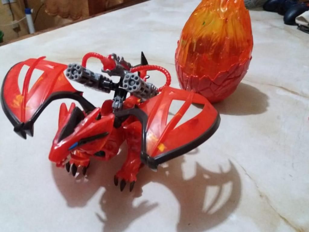 Dragon Rojo Mega Blocks juguete para niños - colecionable