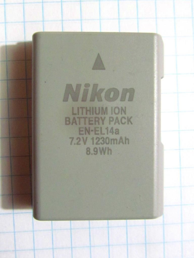 Batería Nikon Original. Compatible con cámaras Nikon. 7.2