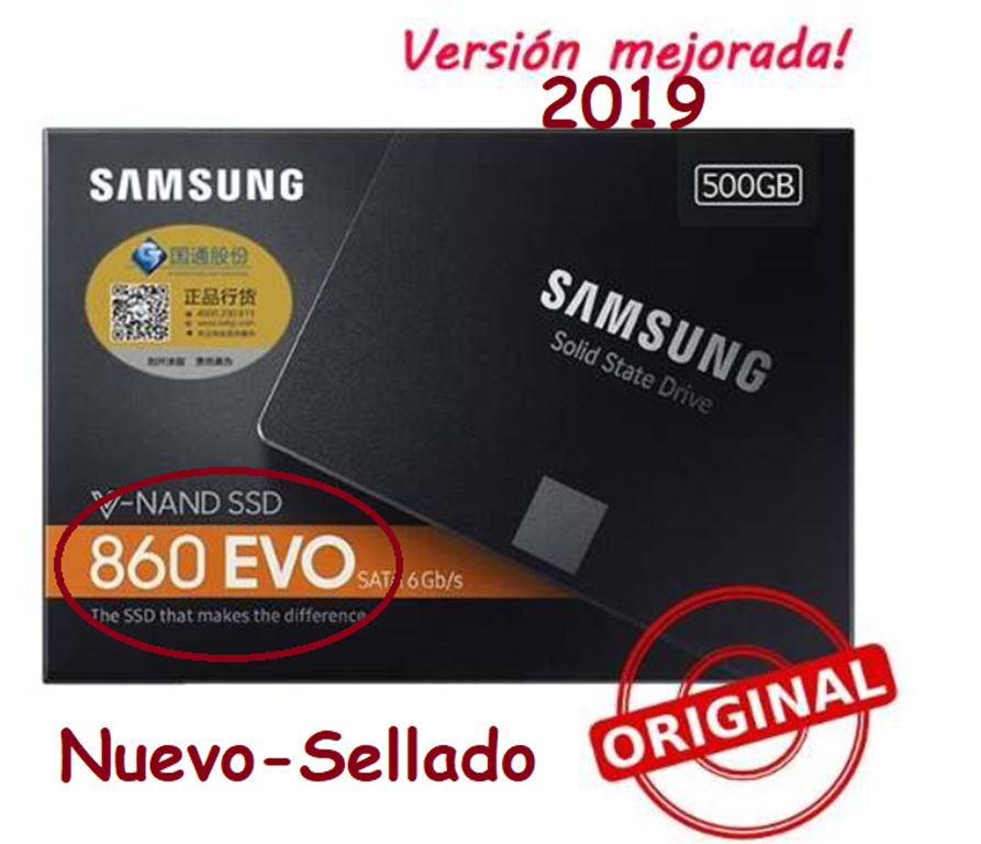 DISCO DURO SOLIDO SAMSUNG DE 500 GB MODELO 