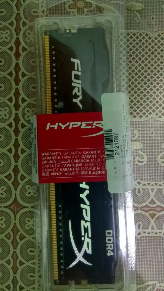 Memoria Ram Hyper X Fury 8 Gb  Mhz