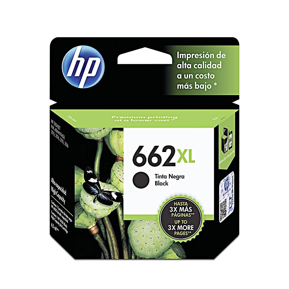 TINTA HP CZ105AL 662XL NEGRO 360 PAG