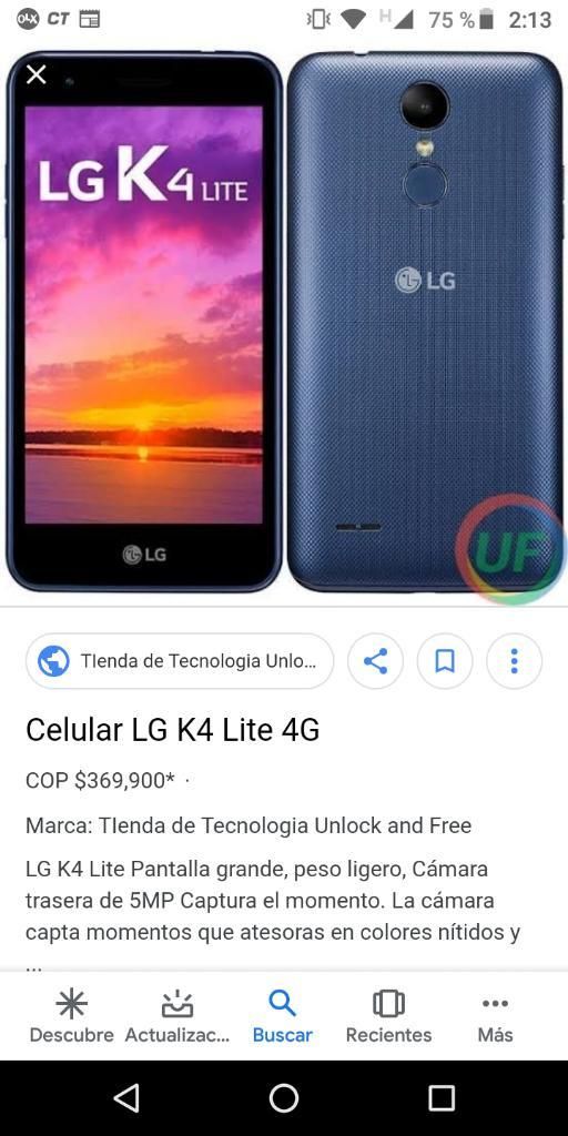 Celular Lg K4 (4g)