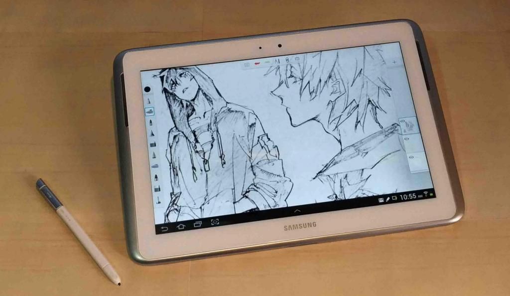 tablet samsung de 10 pulgadas, dibujo digital