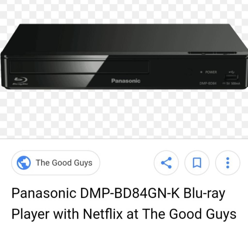 Bluray Panasonic Nuevo