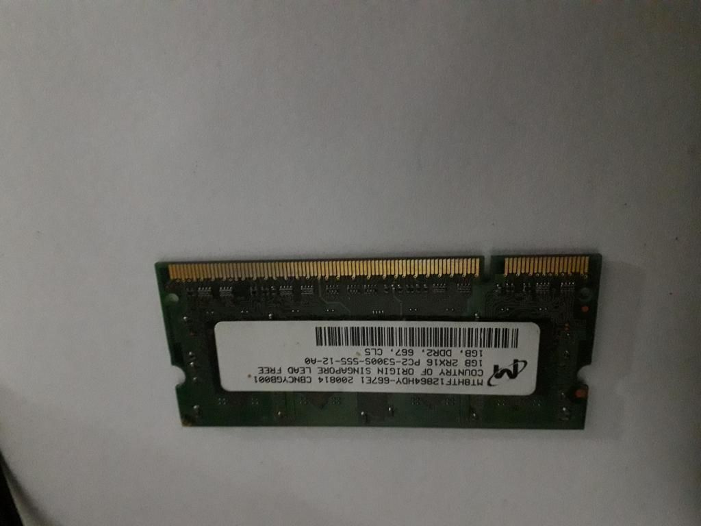 Memoria DDR2 para laptop