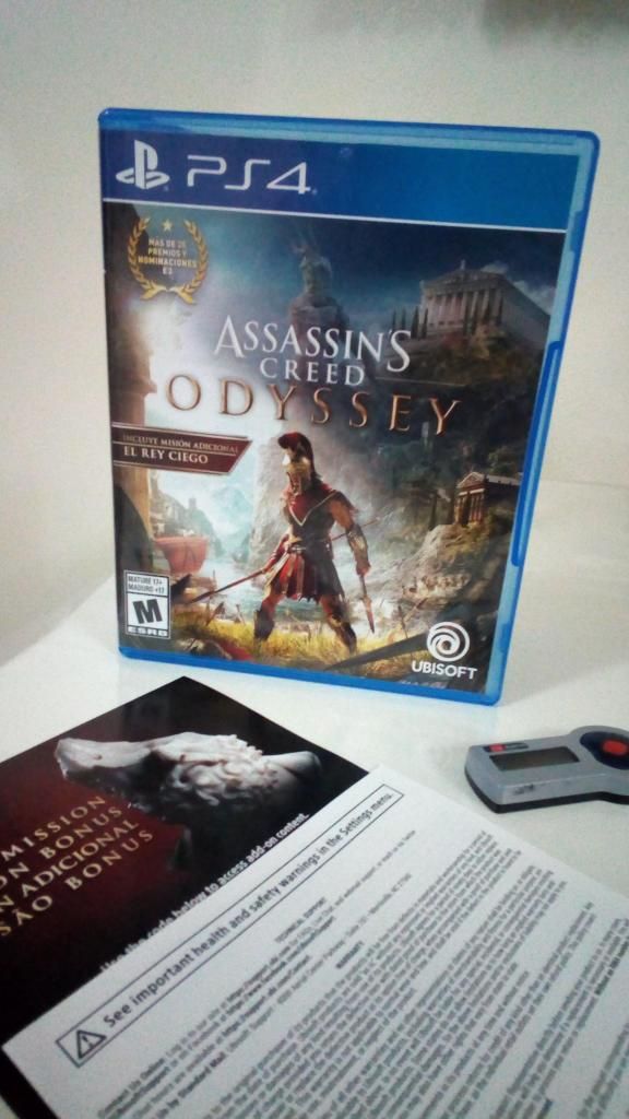 juegos ps4 Assassins Creed Odyssey 9/10 incluye dlc extra