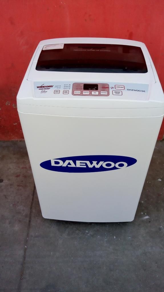 Lavadora Daewoo 7.5 Kilos