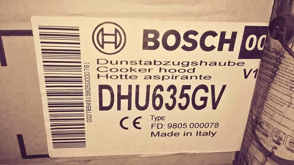 Campana Extractora Bosch Dhu635gv Inox (nuevo - En Caja)