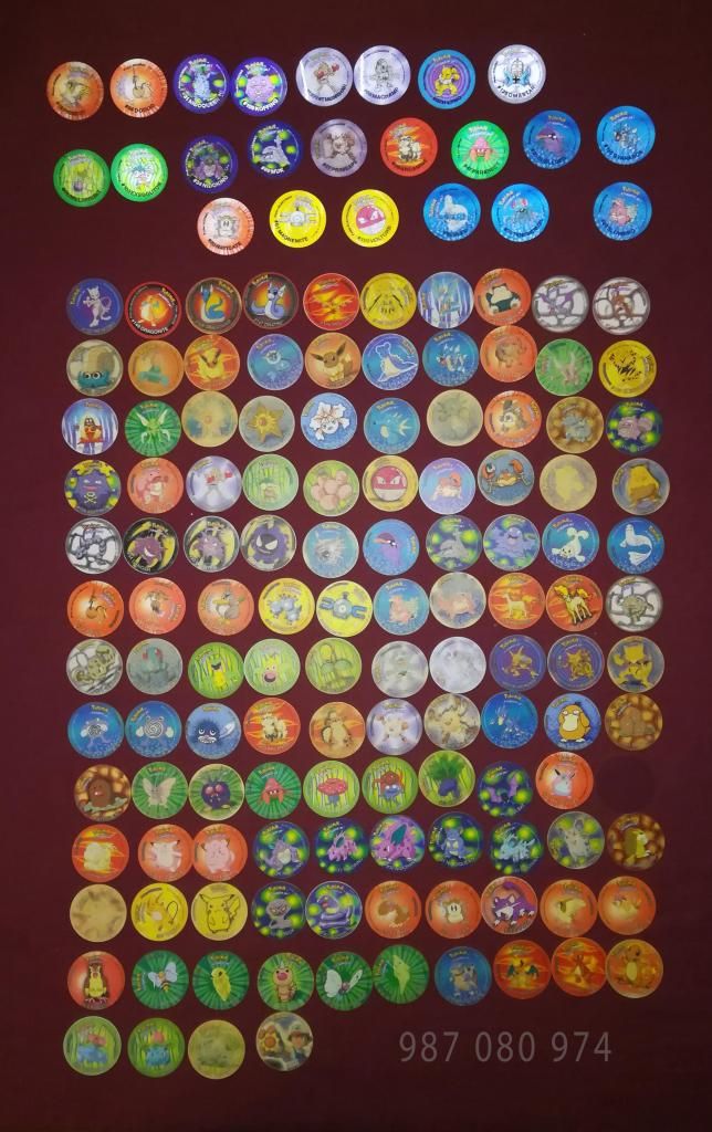 Colección Taps Tazos Pokémon (Lote 2)