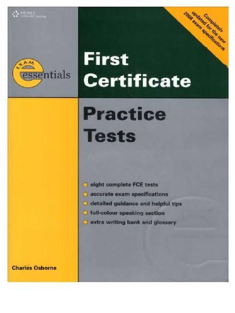 First Certificate Exam Essential Practise Test 