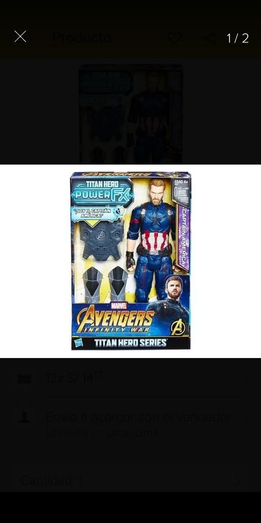Marvel Titan Avengers Capitan América.