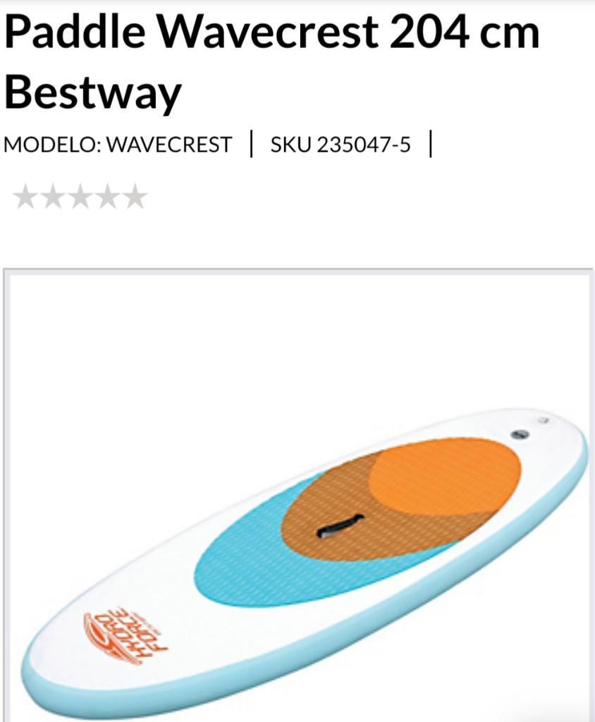 Paddle Wavecrest Inflable Bestway
