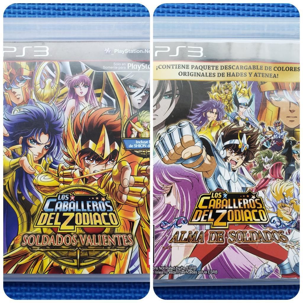 2 Juegos Cdz Saint Seiya Ps3 a 70 Soles