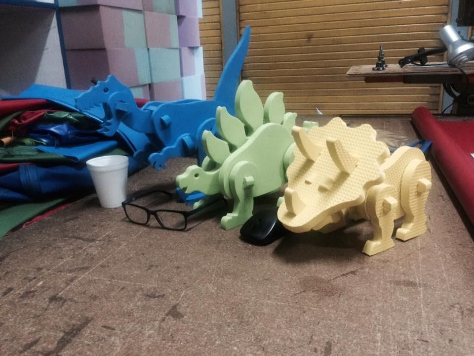 Rompecabezas Dinosaurio Gigante, tres modelos