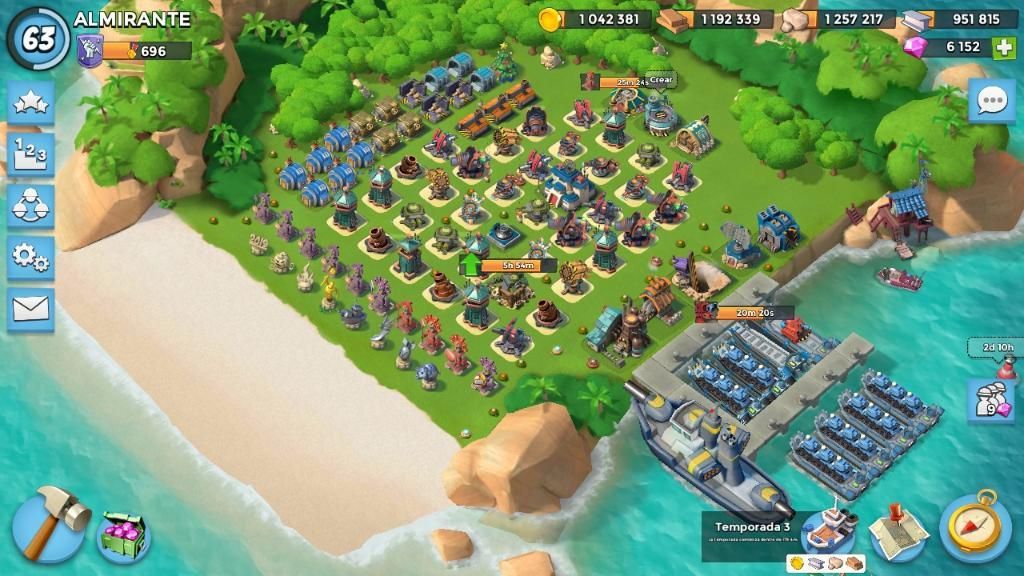 Boom Beach Max. Nivel