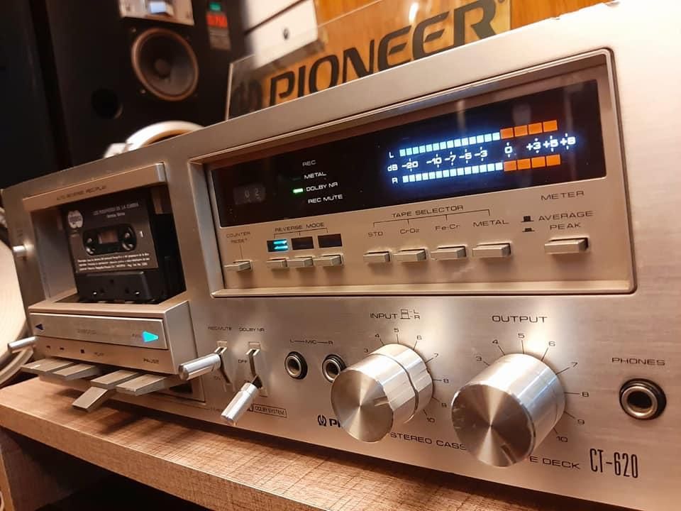 Deck Cassettera PIONEER CT-620- technics sansui sony