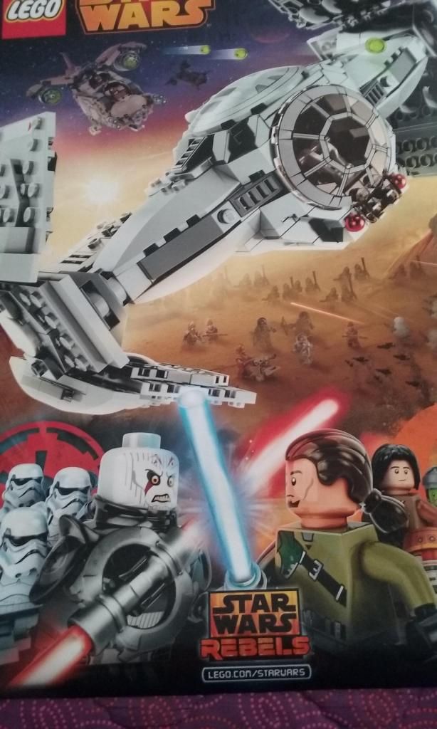 Lego, 6 afiches de Ninjago, Star Wars y Lego City