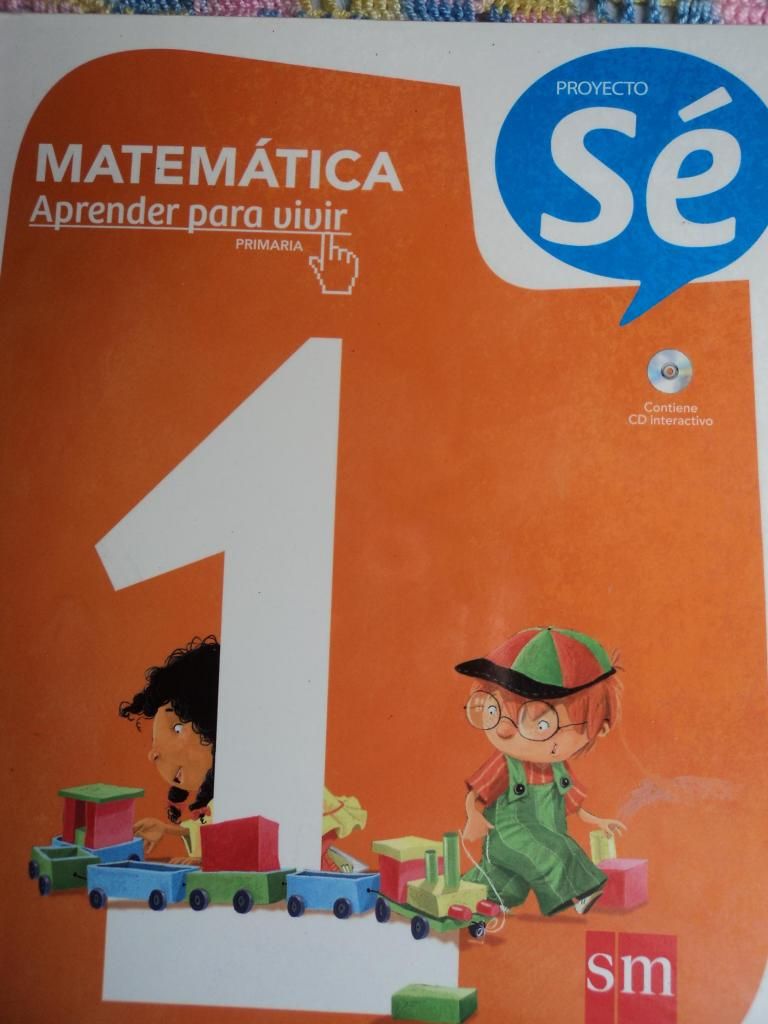Libro SM Matemáticas 1ro primaria