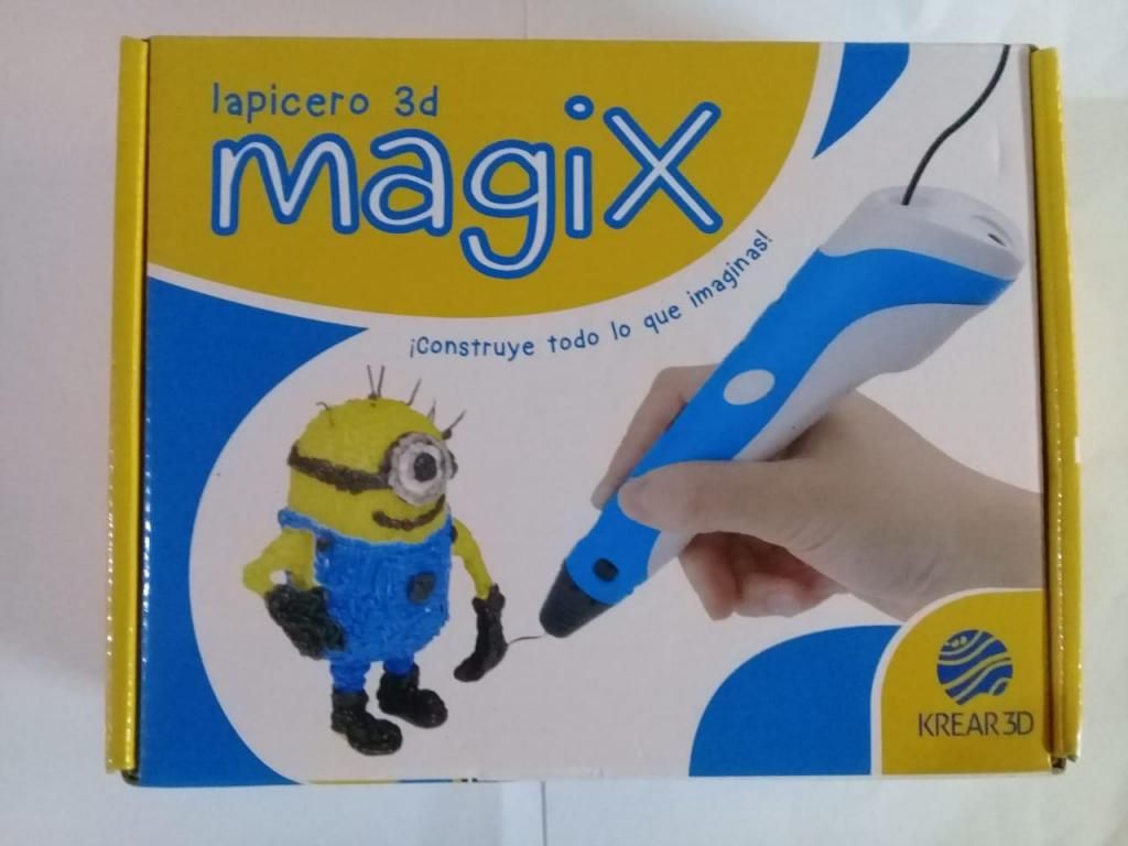 REMATO Lapicero 3D MagiX amarillo – Krear 3D