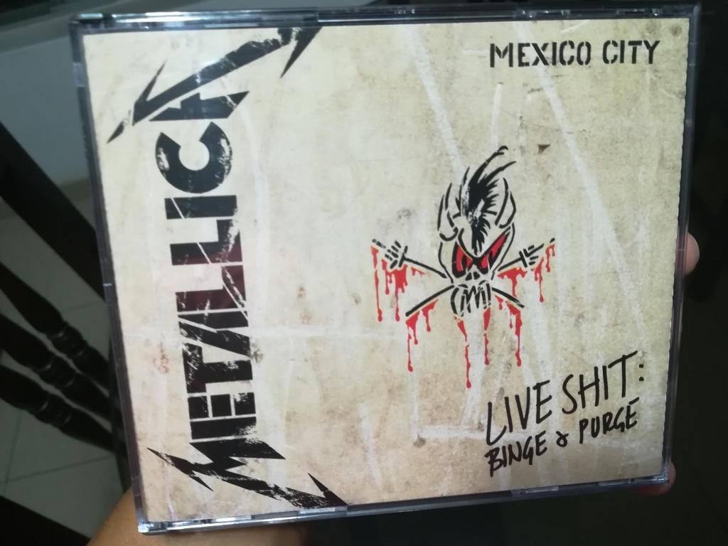 metallica 3 cds en vivo