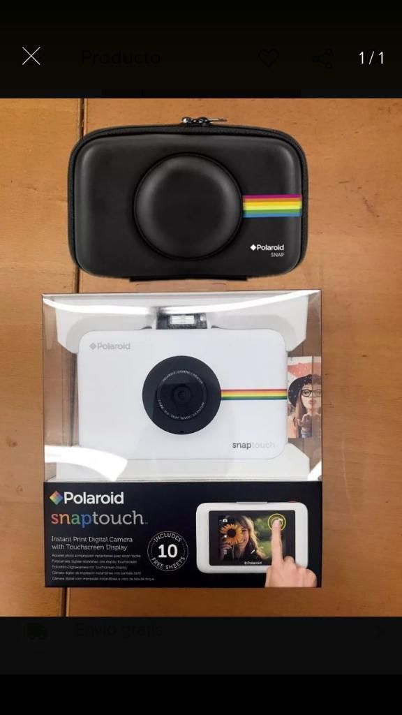 13mp Snap Touch Polaroid Sellado Estuche
