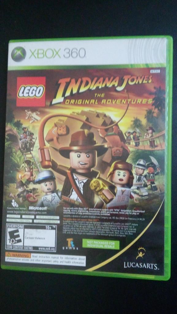 Lego Indiana Jones Y Kung Fu Xbox 360