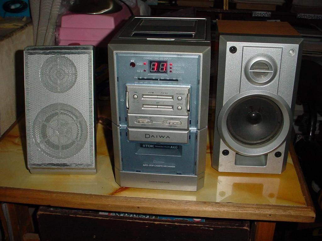 Mini equipo de sonido minicomponente cd radio cassette