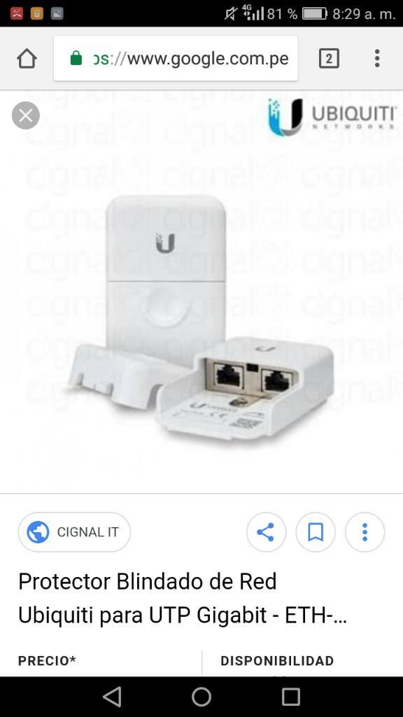 Ubiquiti Protector de Red